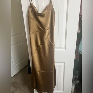Gold dress